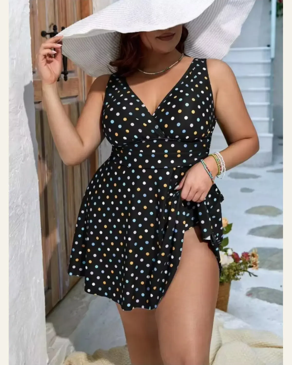 Playful Dots swim dress