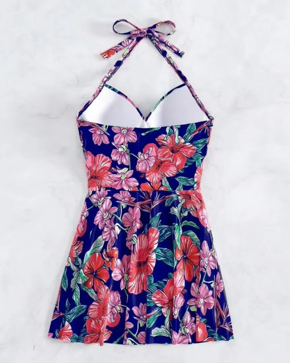 Island Bloom - Exotic Floral One-Piece Swimsuit