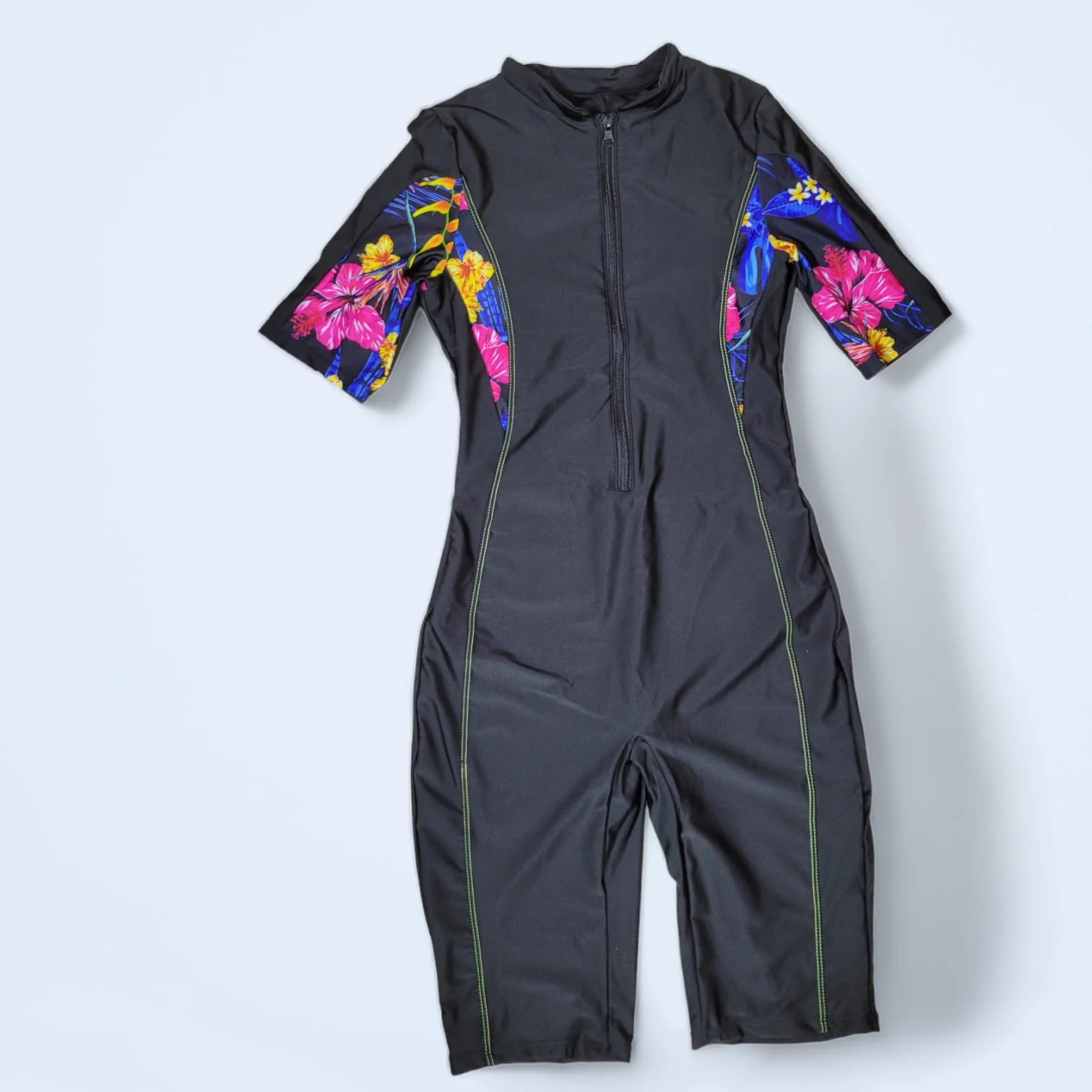 Island Hues: Vibrant One-Piece Swimsuit *Blue