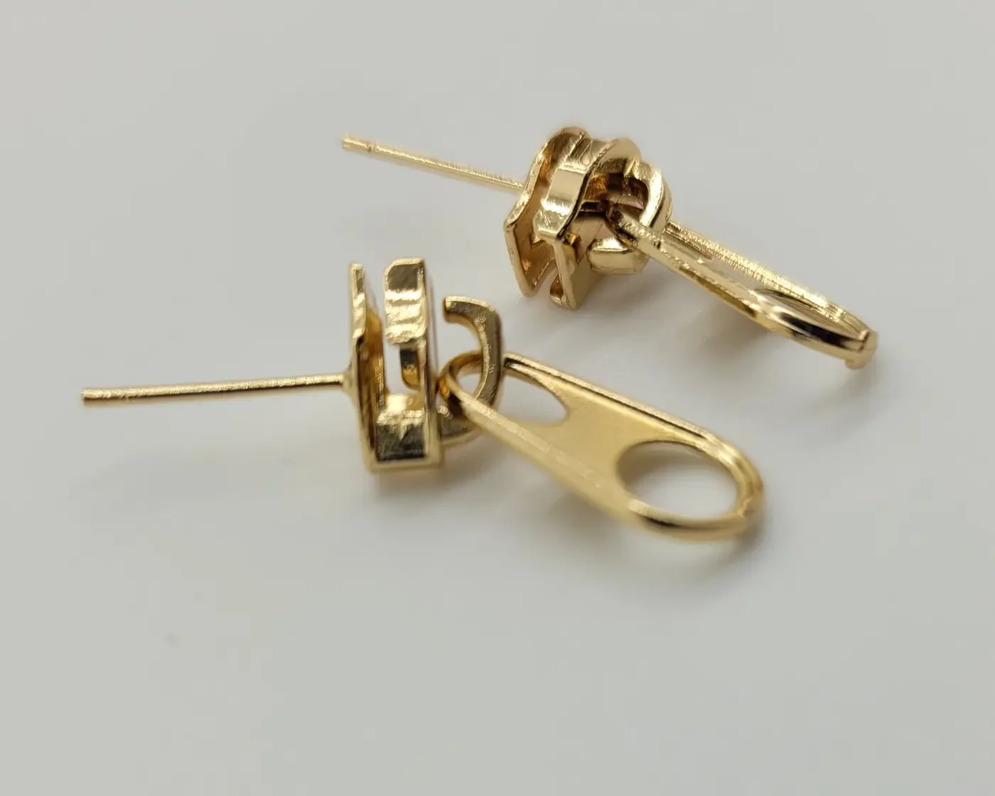 Zip It Up Drop Earrings
